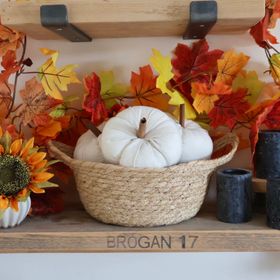 Plush Scented Pumpkins in Linen