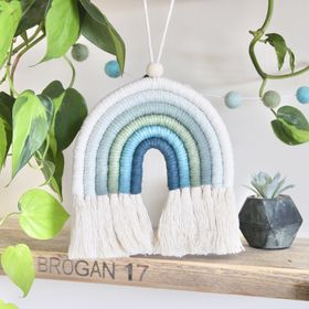 DIY Macrame Rainbow Kit  - Marine Blues