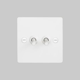 Buster + Punch, 2G Toggle Switch in White £60 (busterandpunch.com)