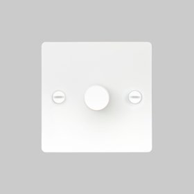 Buster + Punch, 1G Cross Dimmer Switch in White £72 (busterandpunch.com)