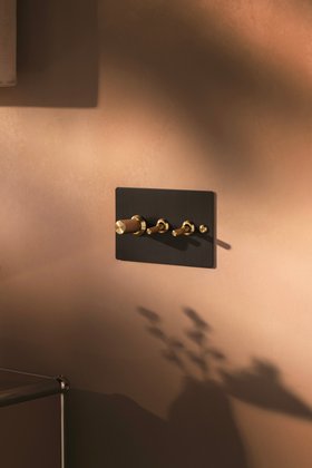 Buster + Punch, 3G Linear Dimmer and Toggle Switch in Smoked Bronze and Brass from £123 (busterandpunch.com)