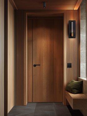 Buster + Punch, Cast Door Handle in Welders Black £185, Large Caged Wet Wall Light in Warm Sunset £569, Exhaust Surface Spotlight from £174 (busterandpunch.com)