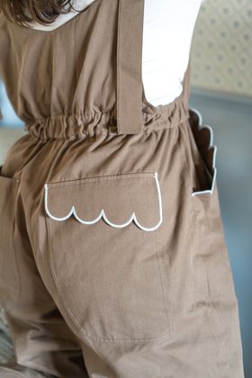 Chocolate Brown Britches Women's Overalls