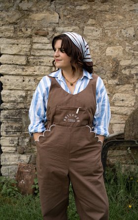 Chocolate Brown Britches Women's Overalls