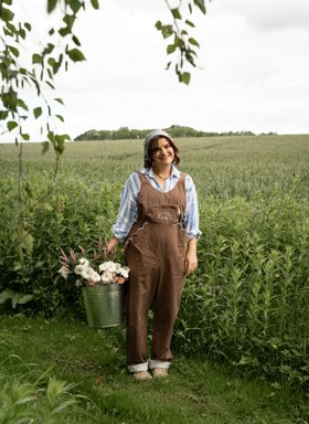 Chocolate Brown Britches Women's Overalls