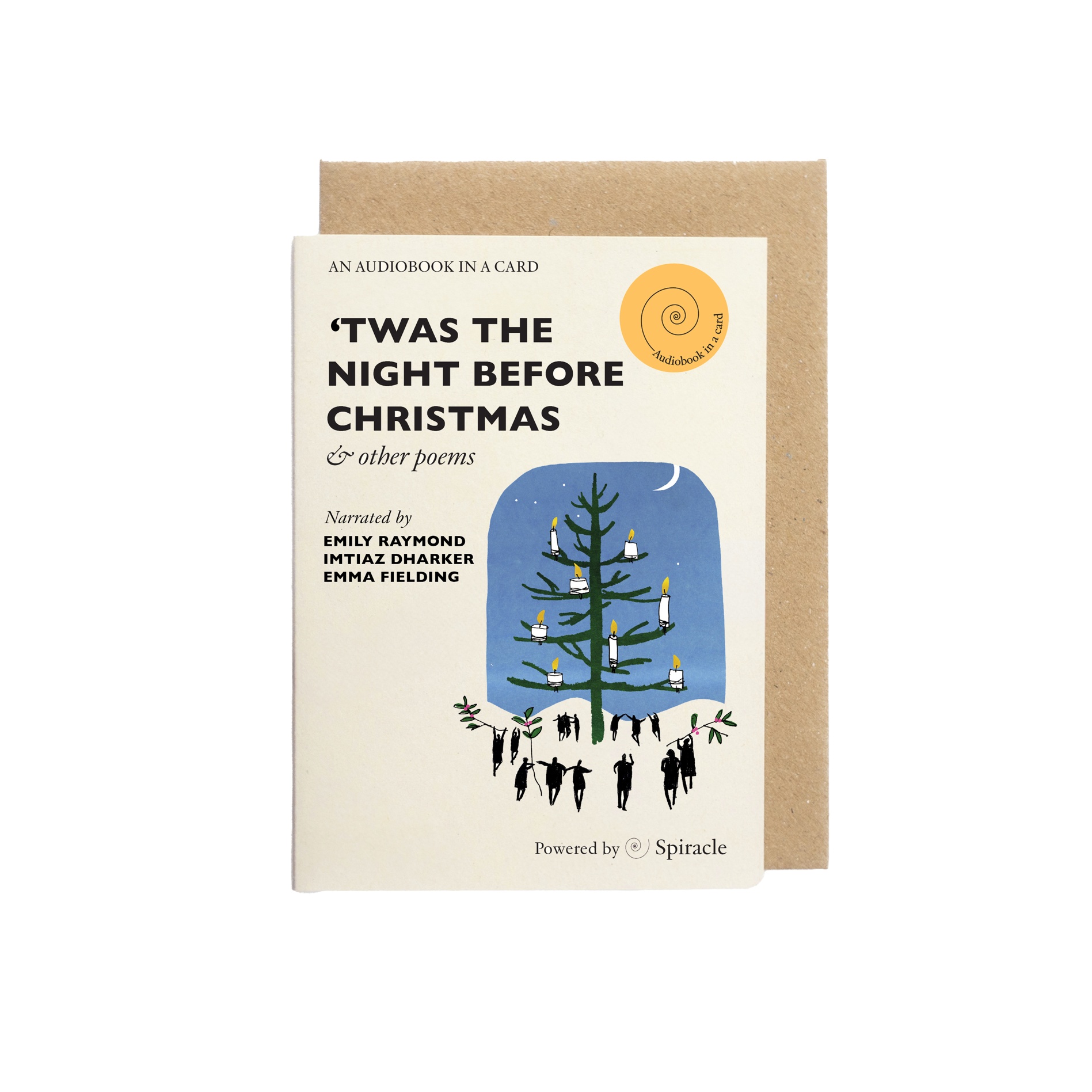 'Twas the Night Before Christmas and Other Poems Audiobook in a Card