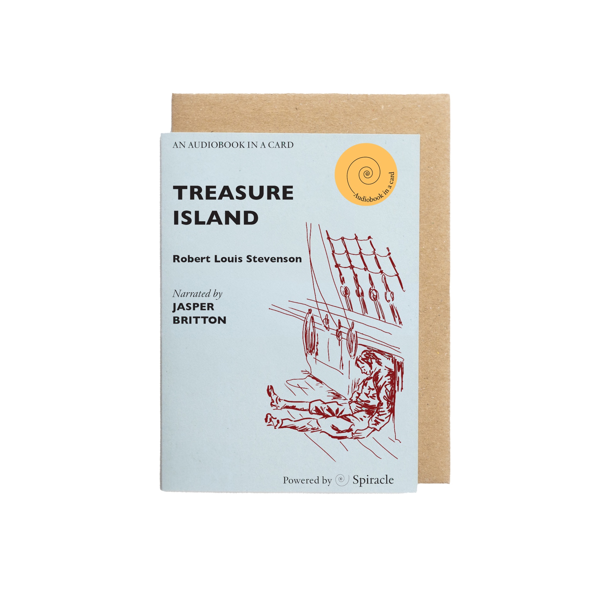 Treasure Island Audiobook in a Card