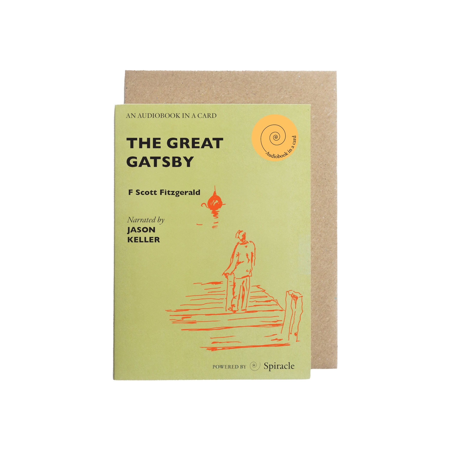 The Great Gatsby Audiobook in a Card