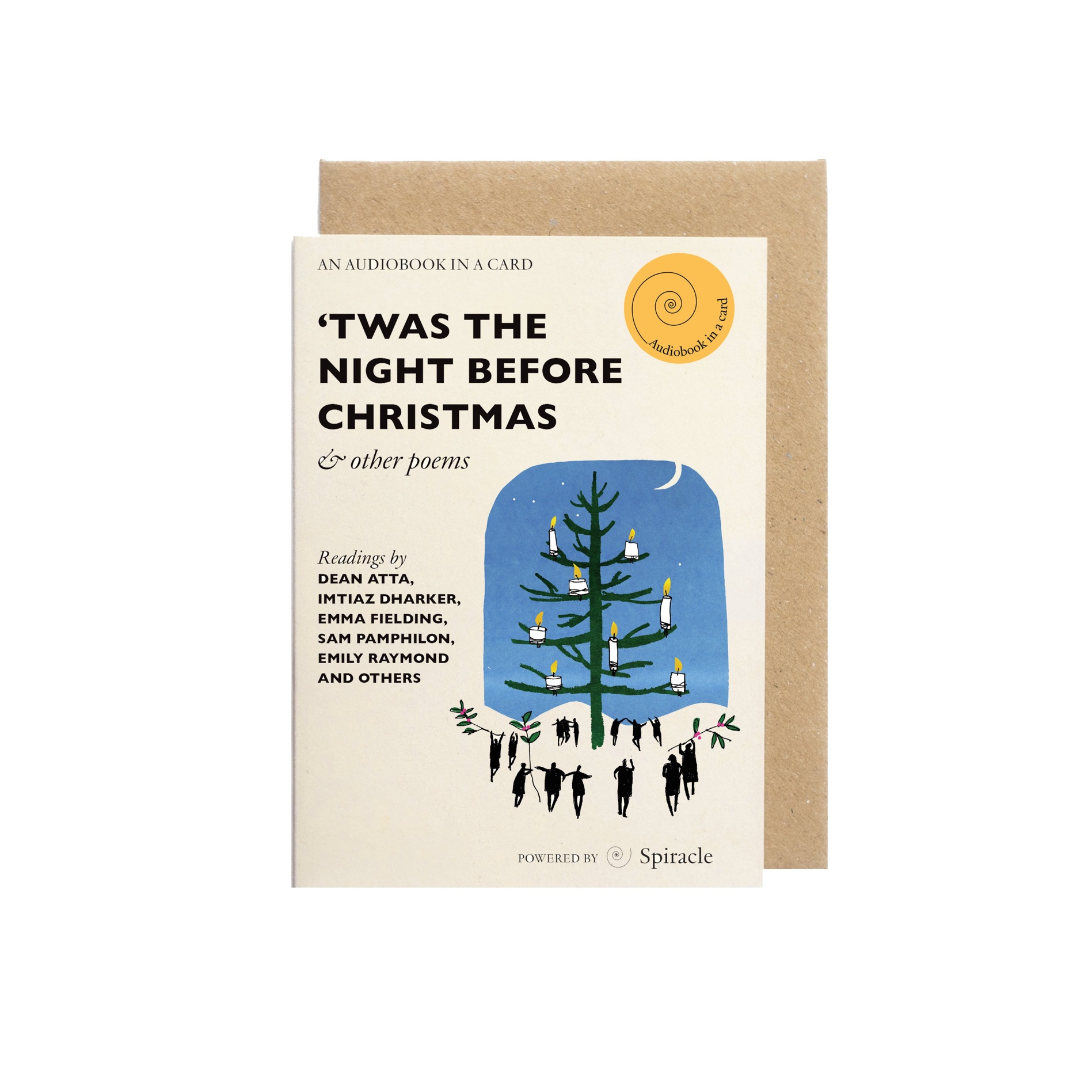 'Twas the Night Before Christmas and Other Poems Audiobook in a Card