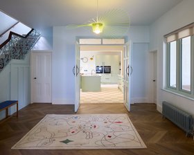 Ritz Oak Chevron hallway 01