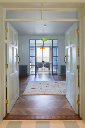 Ritz Oak Chevron hallway 02