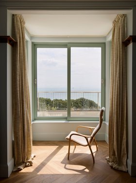 Ritz Oak Chevron open plan living room 02