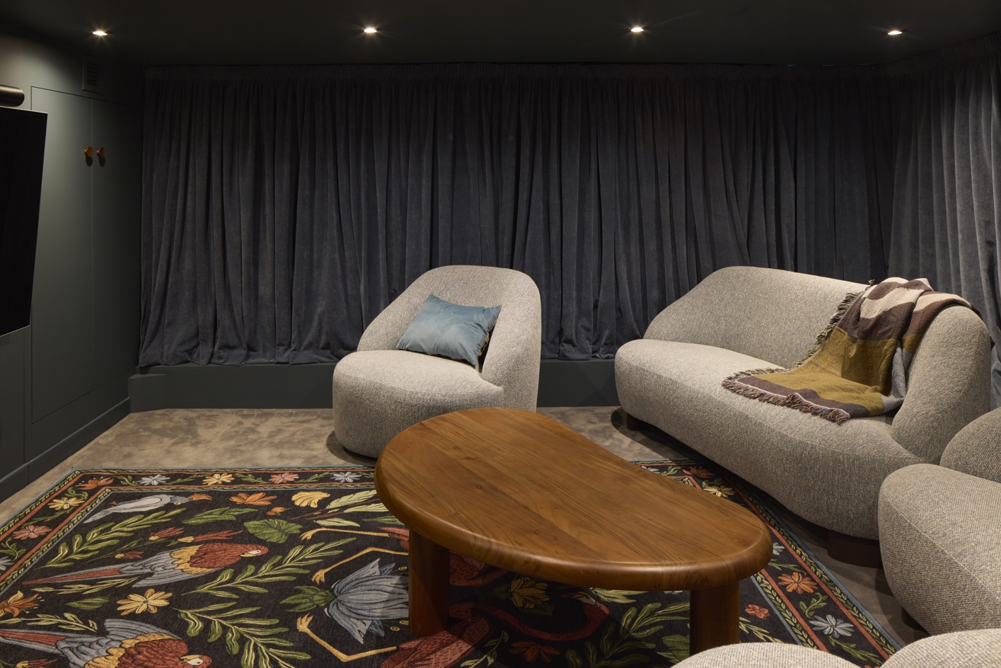 Artisan carpet cinema room 02
