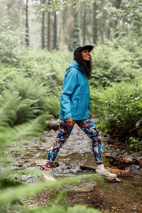 Five Element Recycled Waterproof Jacket, Bluejay