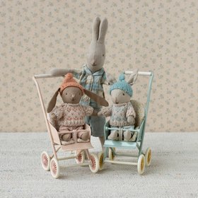 Winter Bunny, Micro - Brown - Rose