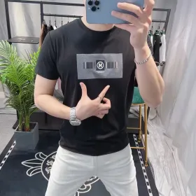 Streetwear Inspired Black Slim Fit Tee