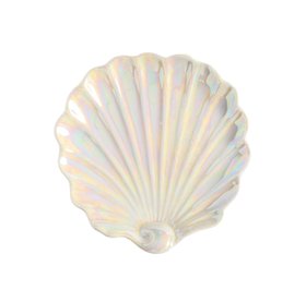 Pottery Barn - Pearlescent Shell Stoneware Appetizer Plate, £9