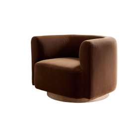 Pottery Barn UK - Cole Swivel Chair, Espresso, £1299 (potterybarn.co.uk)