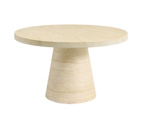 Pottery Barn   Pomona Faux Travertine Outdoor Dining Table, £1399
