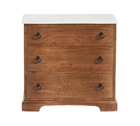 Pottery Barn - Scarlett Marble Bedside Table (71 Cm), £579