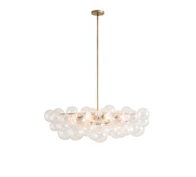 Pottery Barn - Cooper Glass Bubbled Oval Chandelier, £1099