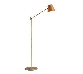Pottery Barn   Parker Leather Task Floor Lamp (170 Cm) £349 (potterybarn.co.uk)