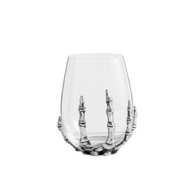 Skeleton Stemless Wine Glass