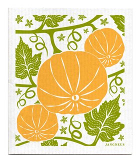 Pumpkins Swedish Dishcloth