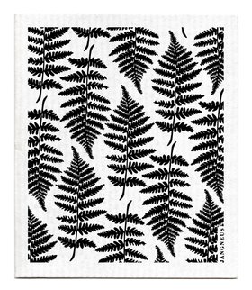 Black Fern Swedish Dishcloth