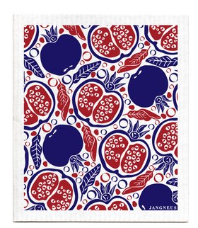 Pomegranate Swedish Dishcloth