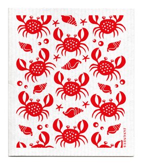 Crabs Swedish Dishcloth