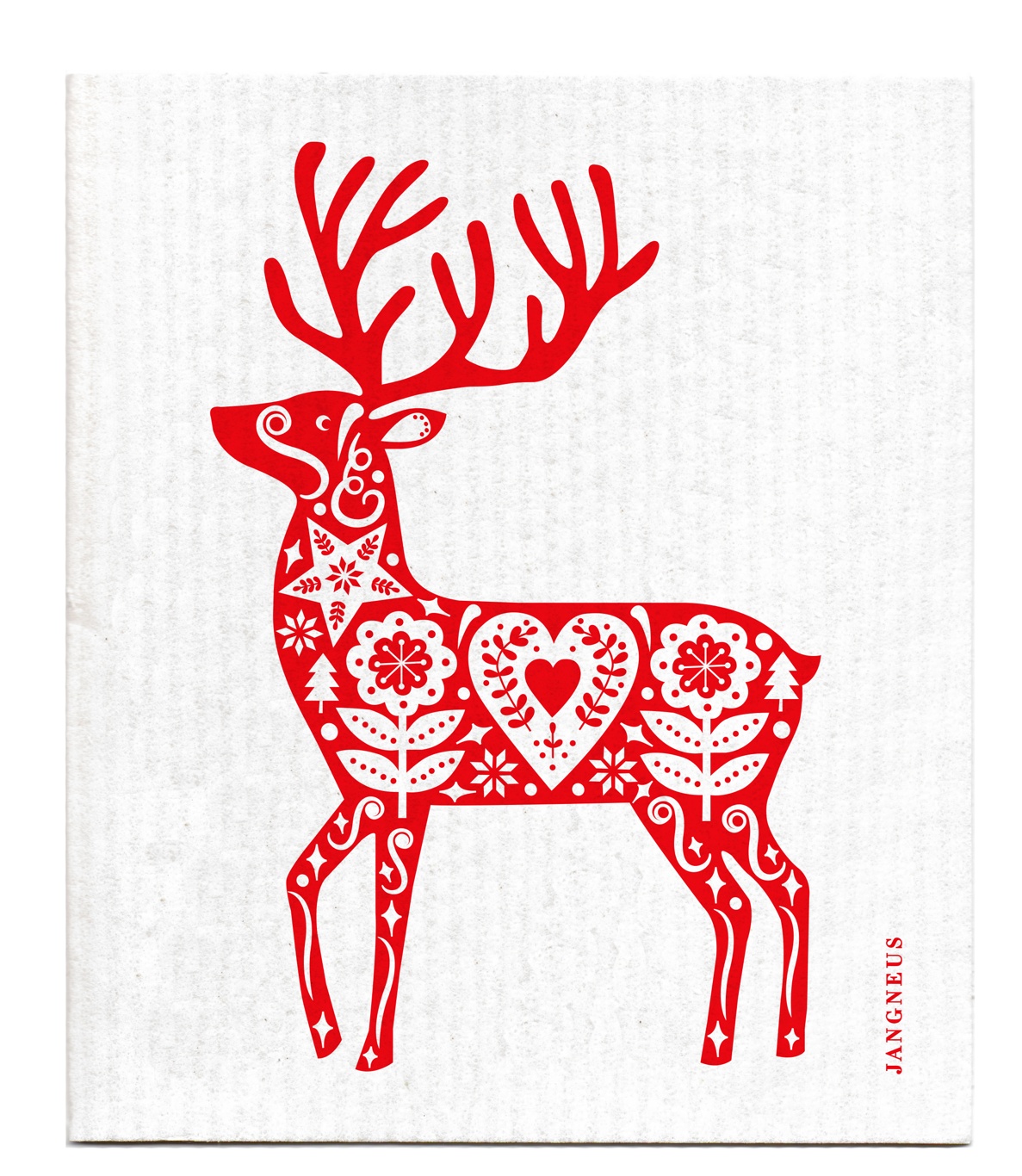 Reindeer Swedish Dishcloth