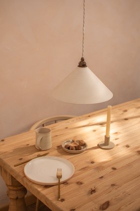 Ecru Large Rocco Pendant