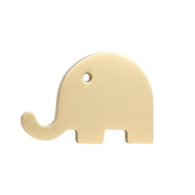 Solid Brass Little Elephant Cabinet & Drawer Knob