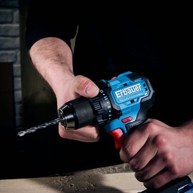 Perceuse visseuse sans fil Erbauer 18V ERI1096DDH 2X2Ah