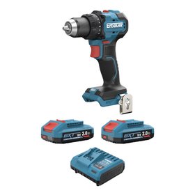 Perceuse visseuse sans fil Erbauer 18V ERI1096DDH 2X2Ah