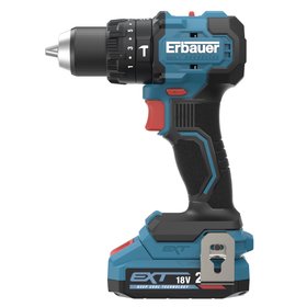 Perceuse visseuse à percussion sans fil Erbauer 18V ERI1092COM 75 Nm 2x2Ah