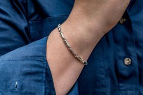 Sterling Silver Bar Bracelet