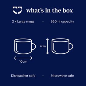 Cornflower Mug - Brushed Sage Green - Large (Set of 2)