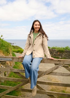 Blair - Cotton Rich Waterproof Jacket - Clay