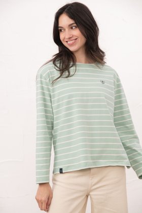 Causeway Breton Top - Soft Pistachio