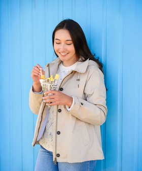 Blair - Cotton Rich Waterproof Jacket - Clay