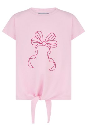 Causeway Tie Top - Pink Bow