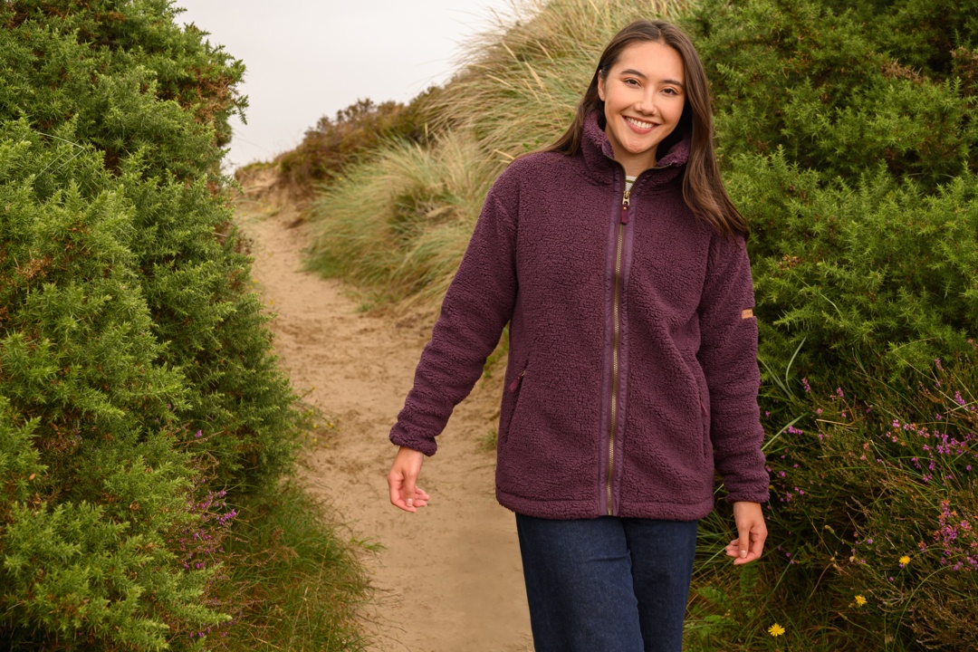 Cobh Fleece - Cranberry