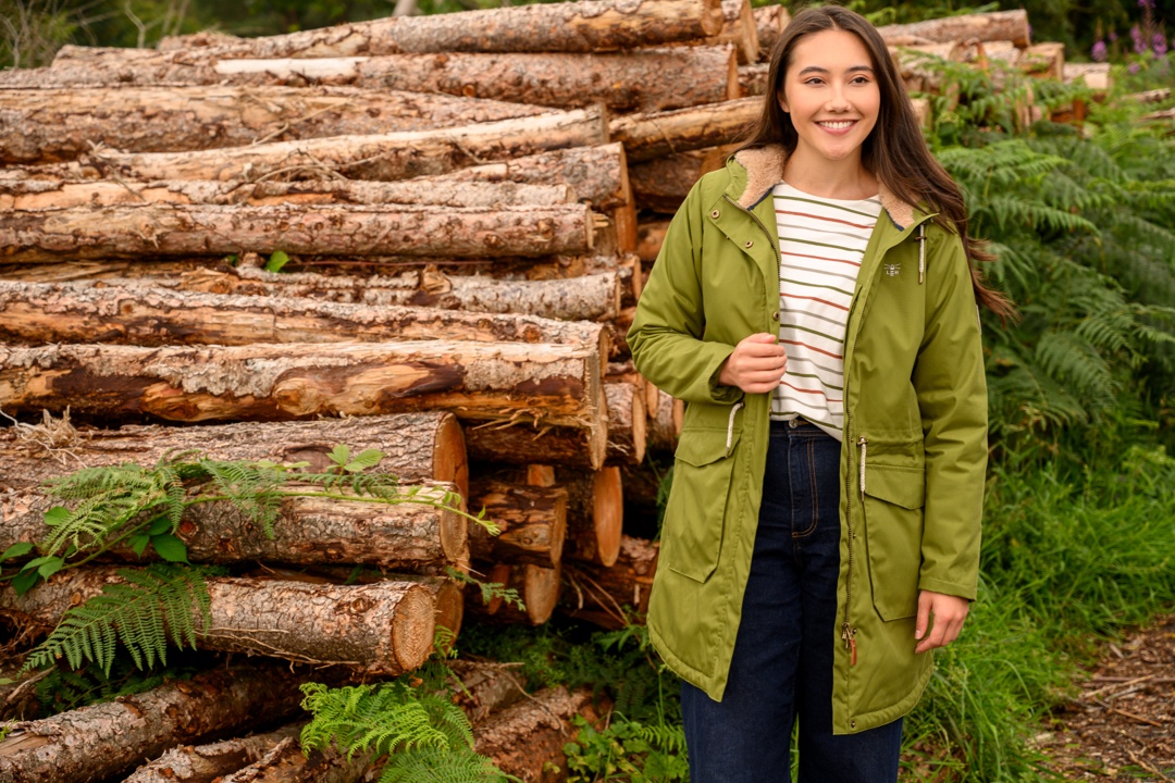 Isobel Ladies Coat - Sea Kelp