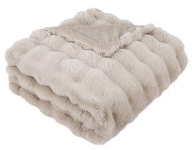 Raffie Taupe Throw