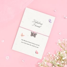 Fabulous Friend - Seeded Card & Butterfly Bracelet