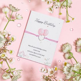 Happy Birthday - Seeded Card & Wish Bracelet