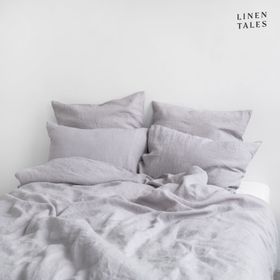 100% Premium European Linen Duvet Set – Effortlessly Chic, Naturally Soft - Light Grey