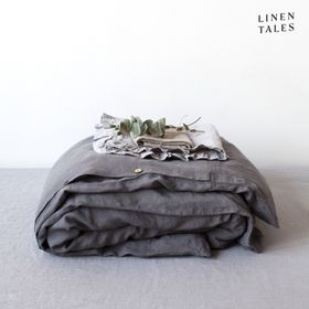 100% Pure European Linen Duvet Cover – Lightweight Luxury, Cosy Sophistication – Dark Grey